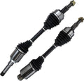 Detroit Axle - 2.4L Front 2pc CV Axles for 10-17 Chevy Equinox GMC Terrain