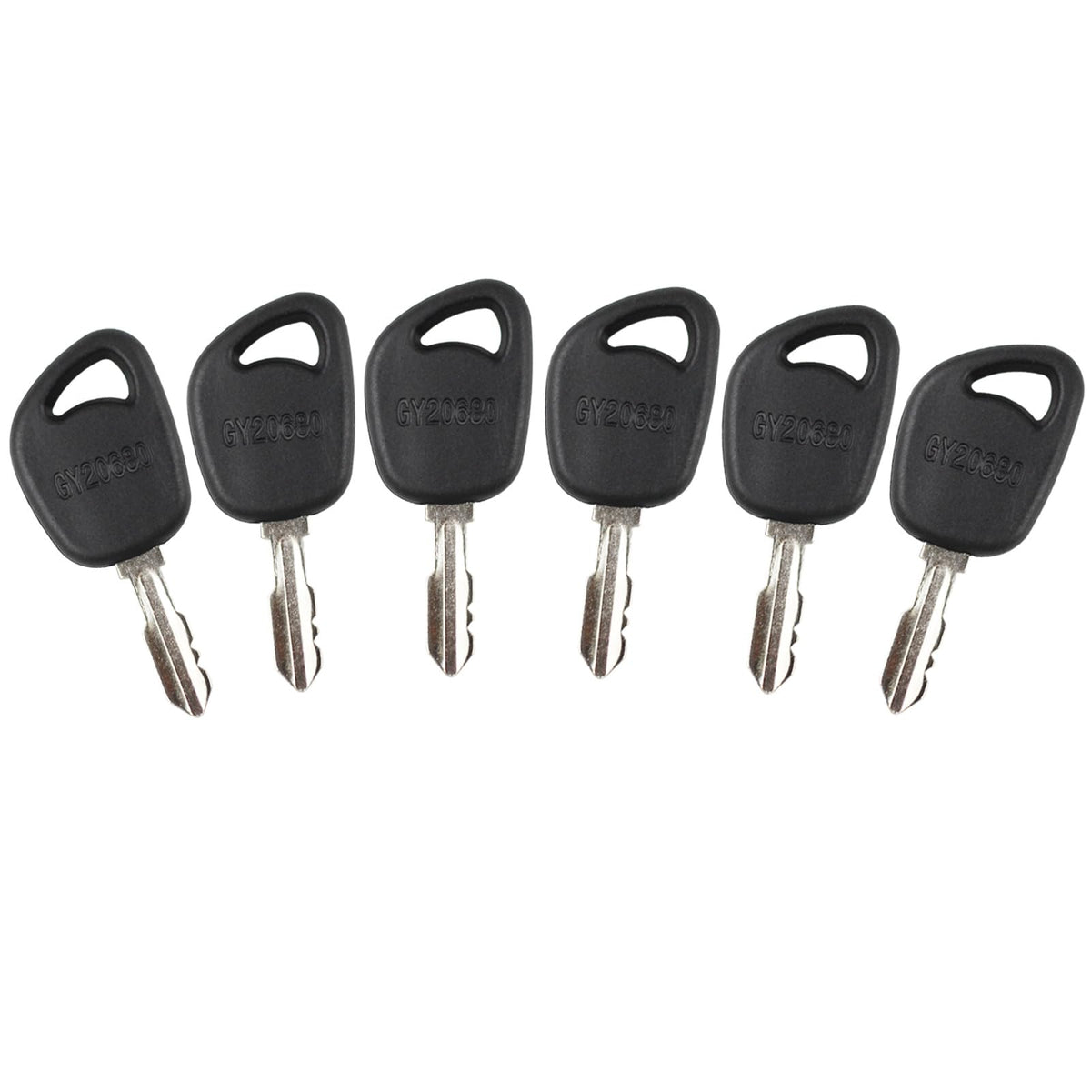 6PCS Lawn Mower Ignition Keys GY20680 Replacement for Jo-hn Deere Mowers