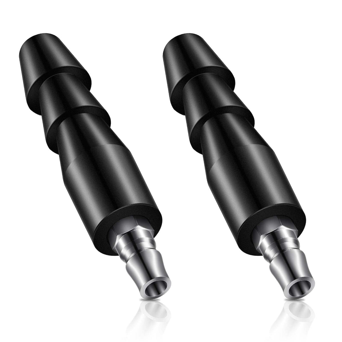 Zhanmai 2 Pcs Vac U Lock Adapter Quick Air Connector Quick Connector Device (Black)