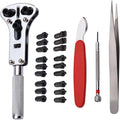 Watch Battery Replacement Tool Kit - 5 PCS Professional Watch Repair Tool,Watch Back Case Opener,Watch Band Spring