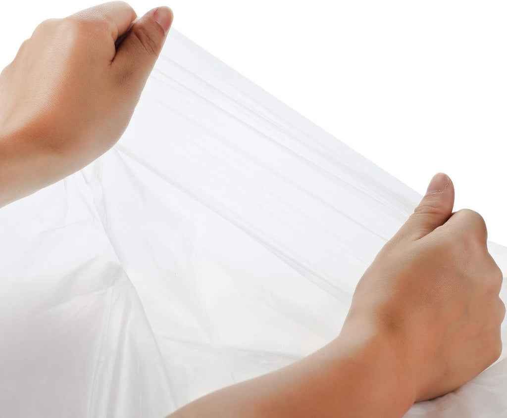 13x16Ft Plastic Drop Cloth 1 Mil Clear Tarp for Painting,Furniture