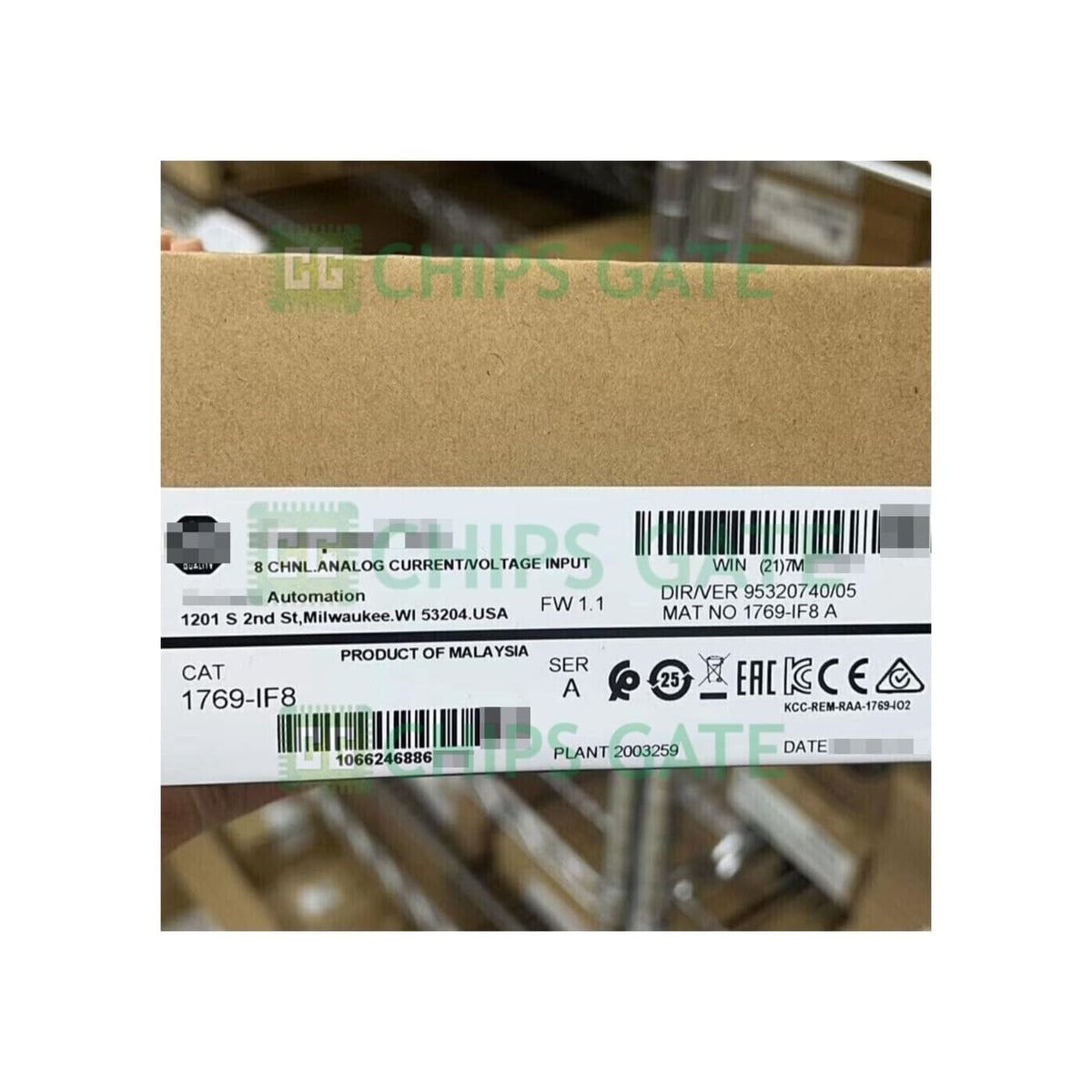 1 PCS New Factory Sealed 1769-IF8 / 8 Pt Analog Input Module 1769IF8