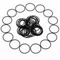 AS-028 Nitrile (NBR) O-Rings, 1-3/8" ID x 1/16" CS (1.364" x 0.070"), 90A Durometer, -40°F to +248°F, Fuel, Oil & Hydraulic System Seals, 50 Pcs