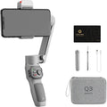 Zhi yun Smooth Q3 Combo 3-Axis Handheld Gimbal Stabilizer with Carry Bag for Smartphone Foldable Phone Gimbal Light