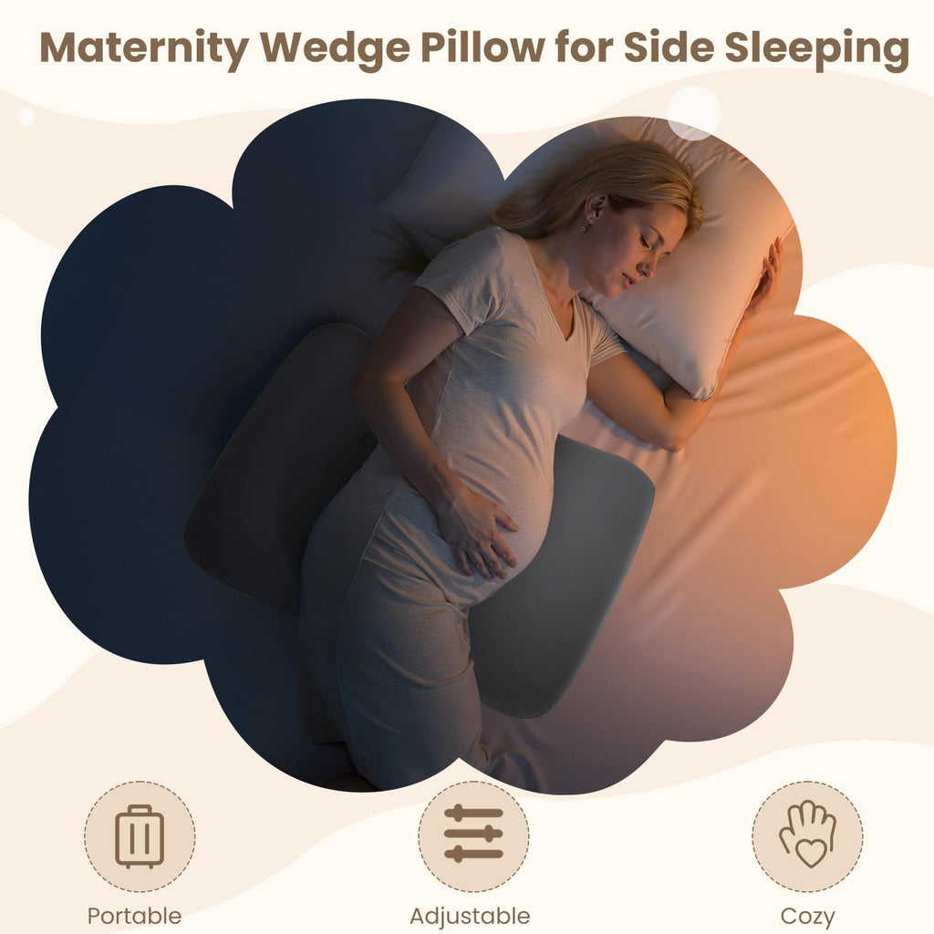 30° Adjustable Pregnancy Pillow for Side Sleeping