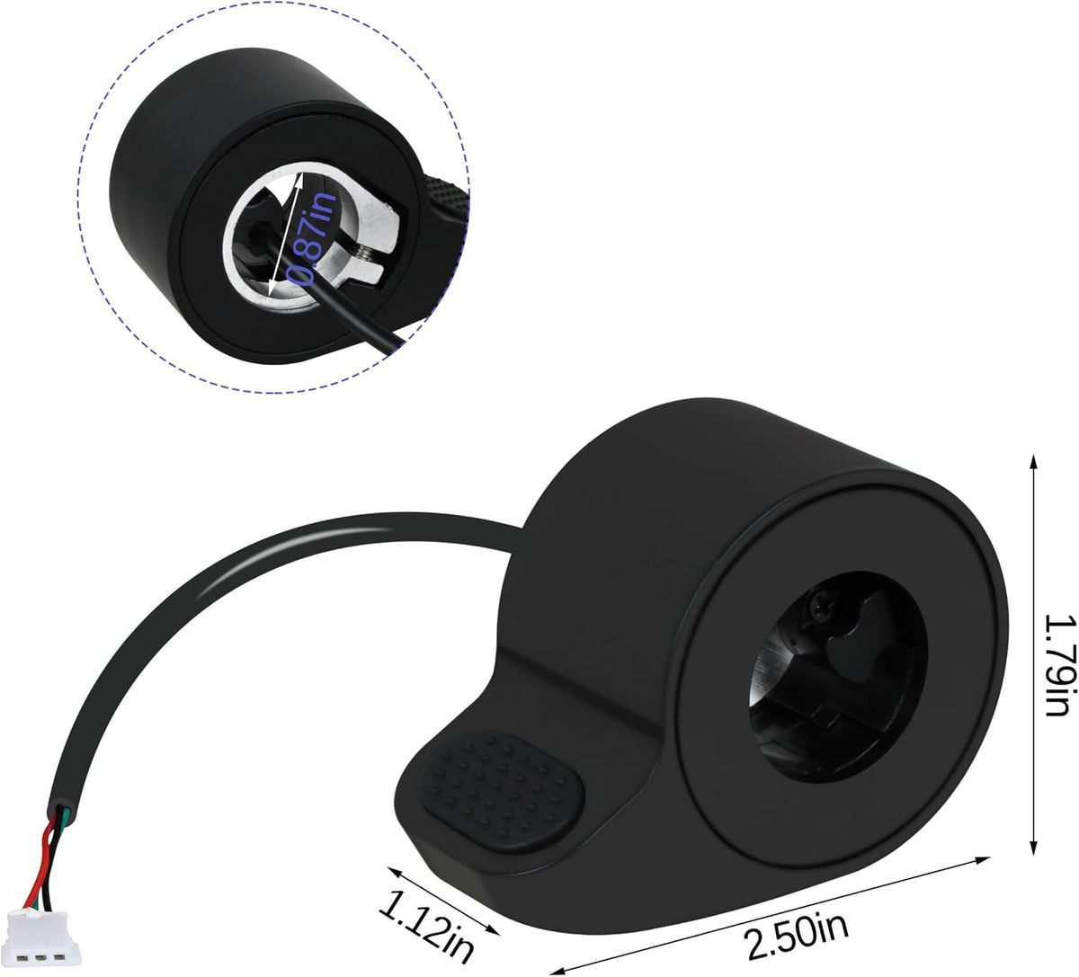 Replacement Thumb Throttle for GOTRAX GXL V2 Electric Scooter
