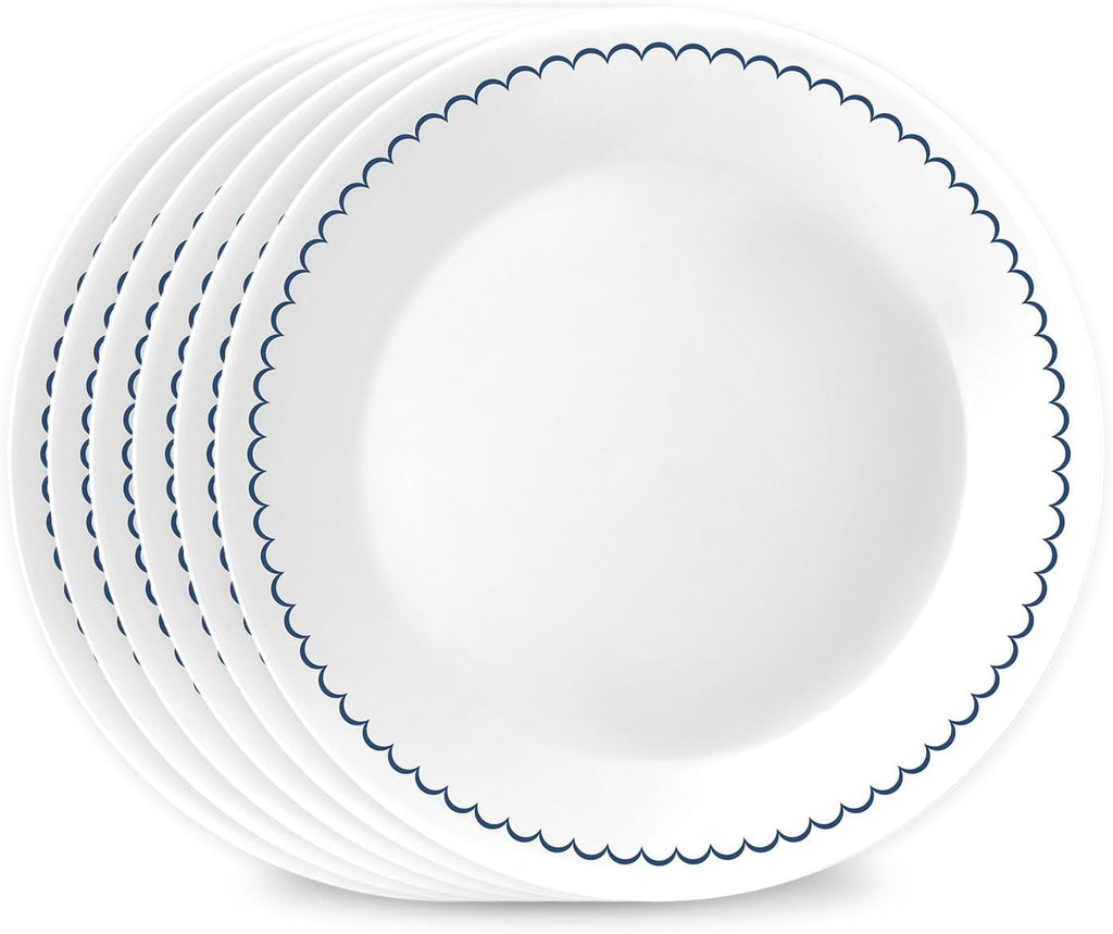 Caspian Lace 6-Piece 8.5-Inch Lunch Plate Set