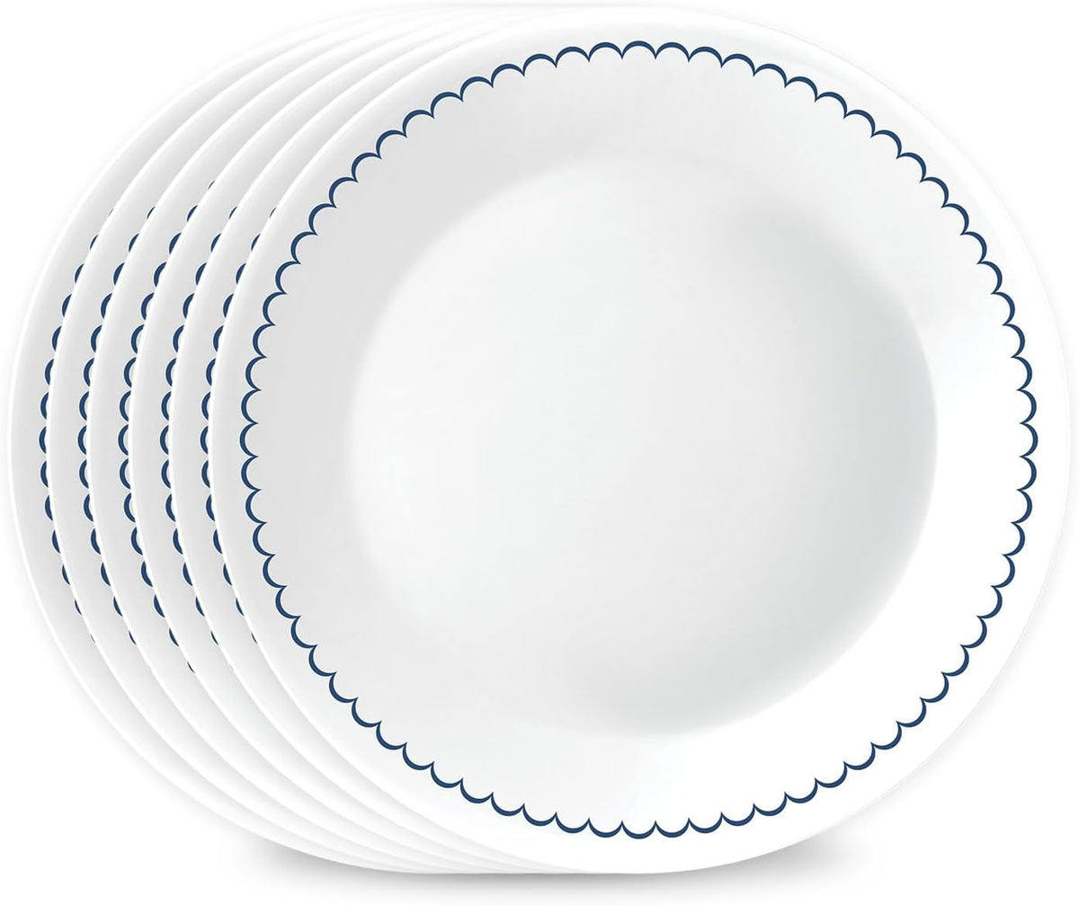 Caspian Lace 6-Piece 8.5-Inch Lunch Plate Set
