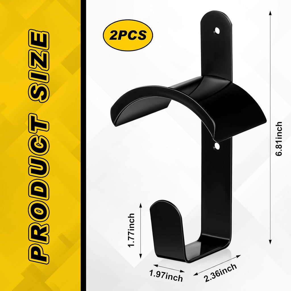Horse Bridle Rack Wall Mount Black Metal Bridle Holder with Hook and Screws Bracket for Horse Barn Tack Room Stall