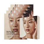 Rice Pepta Collagen Gel Face Mask (Rice Peptide) 4EA Set, Hydrogel Care for All Skin Types, Hydrating, Firming