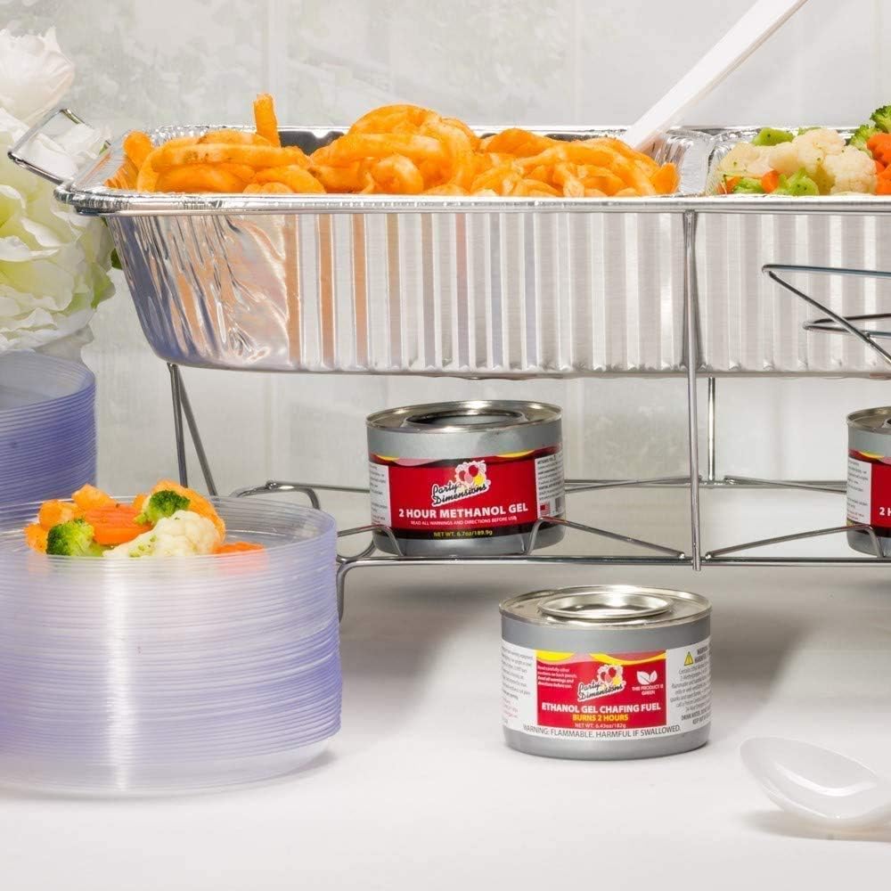 Aluminum Deep Foil Pans Full Size, Large Disposable Roasting & Baking Pan, 21"x13" (20 Pack) Extra Heavy Duty Chafing