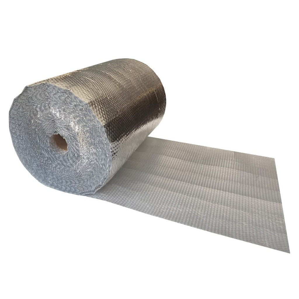 One-Sided Thermo Insulated Bubble Roll, 24" x 125' Wrap