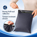 Poly Mailers 14.5x19 100PC Large Shipping Bags Envelope Black Gray