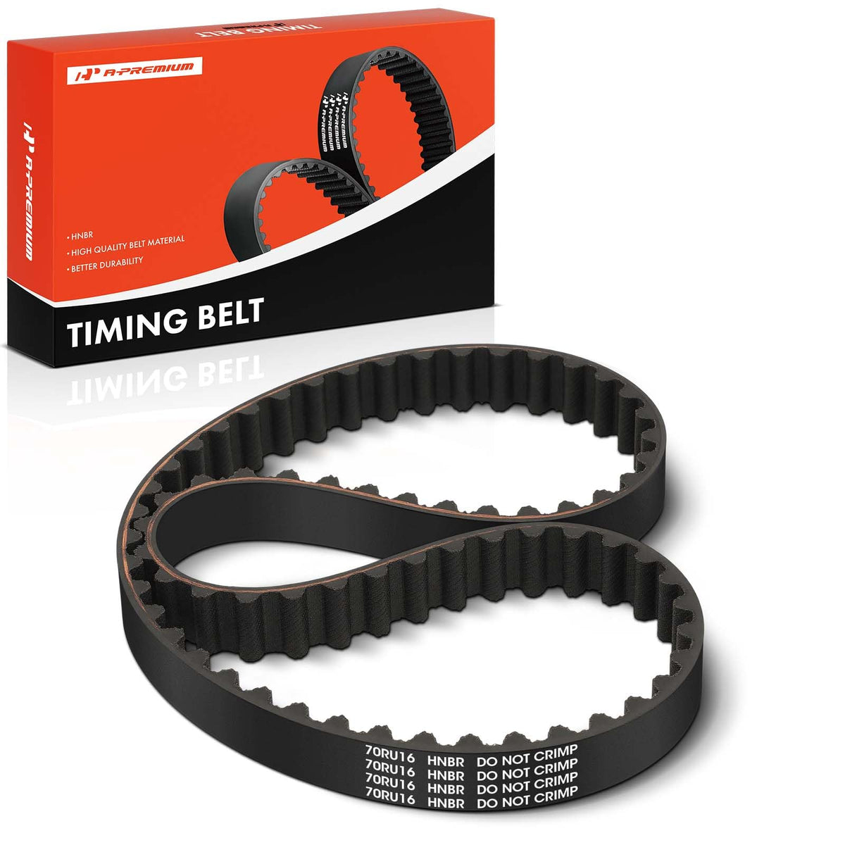 A-Premium Engine Timing Belt Compatible with Honda & Acura & Isuzu Models