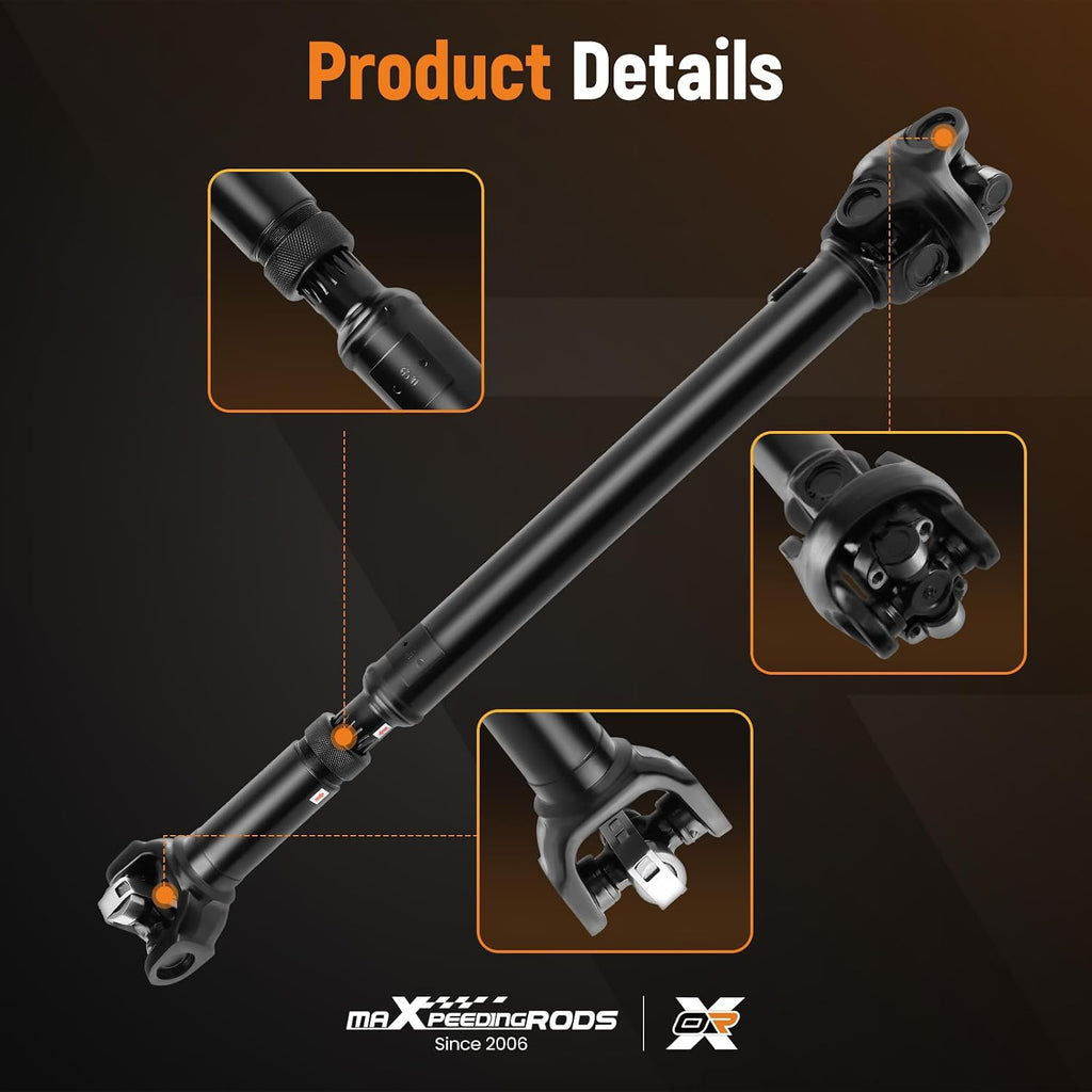 maXpeedingrods Front Drive Shaft Prop Shaft Driveshaft Assembly for Jeep