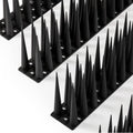 Bird Spikes Pigeon Outdoor Spikes for Cat Keep Birds Raccoon Woodpecker Away Covers 4 Feet(1.2m), Black