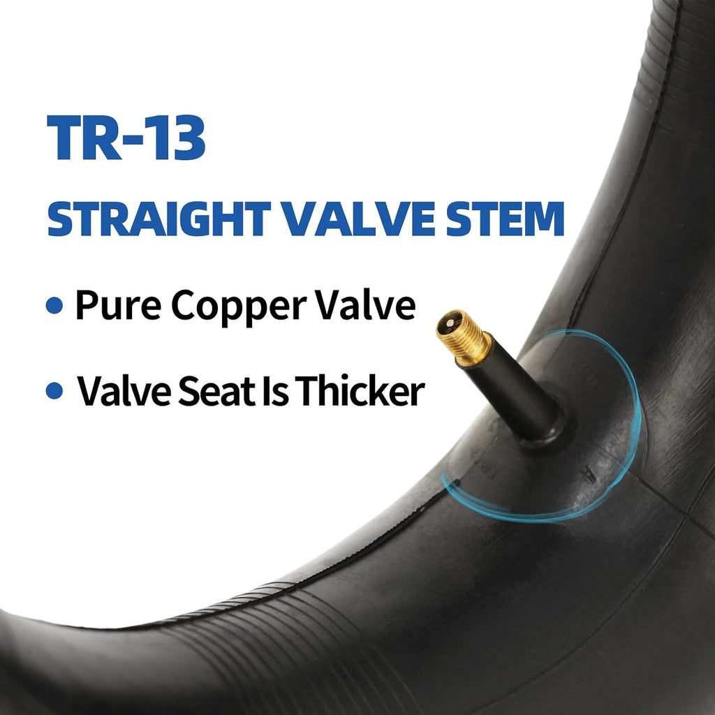15x6.00-6 Lawn Mower Tire Inner Tubes, TR-13 Valve Stem, 2 Pack | Heavy-Duty Inner Tubes, Fits for Ride-on Mower