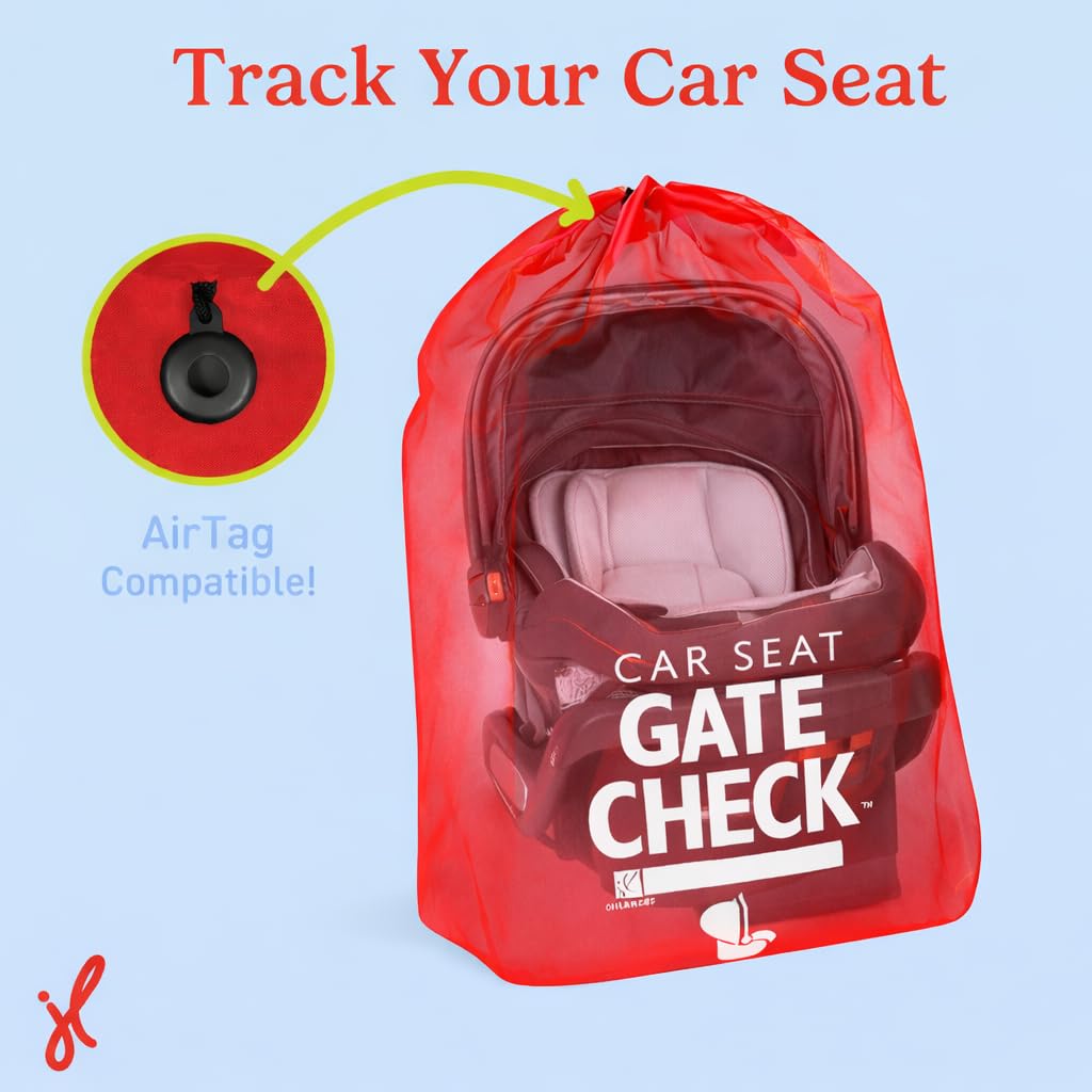 Gate Check Travel Bag for Car Seats - Car Seat Travel Bag for Airplane, Fits All Baby & Infant Carriers, Airport