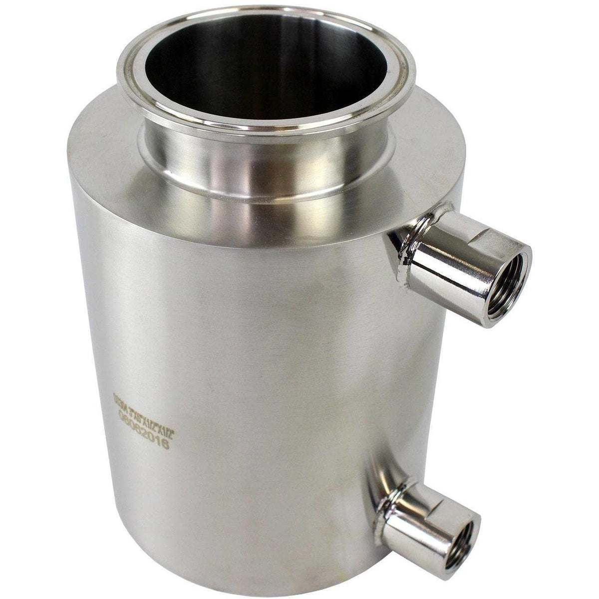 BVV Fully Jacketed Containers size 6" Tri-Clamp x 8" Deep