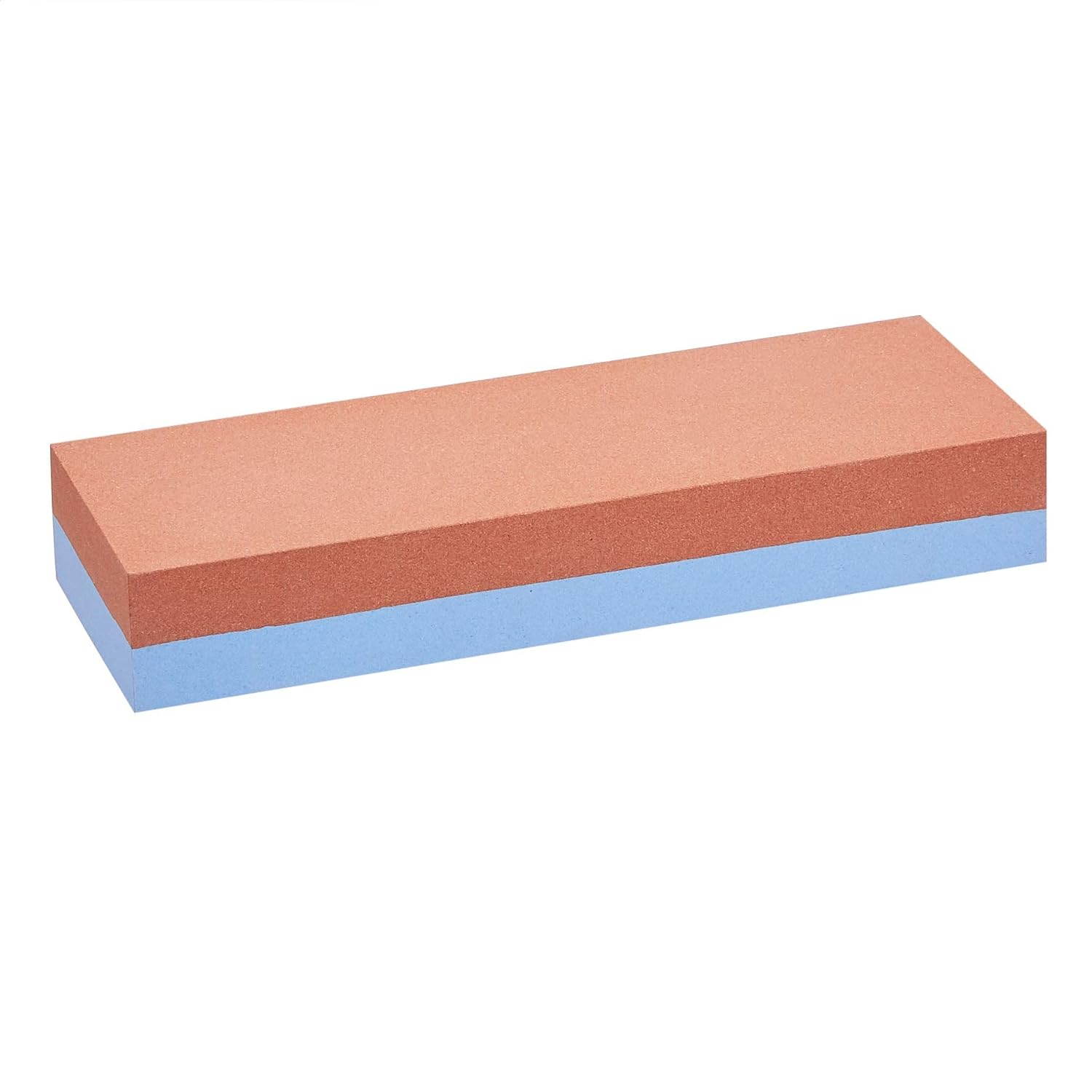 Dual Sided Whetstone Knife Sharpening Stone 400/1000 Grit with Angle Guide, Non-Slip Bamboo Base, Black & Grey