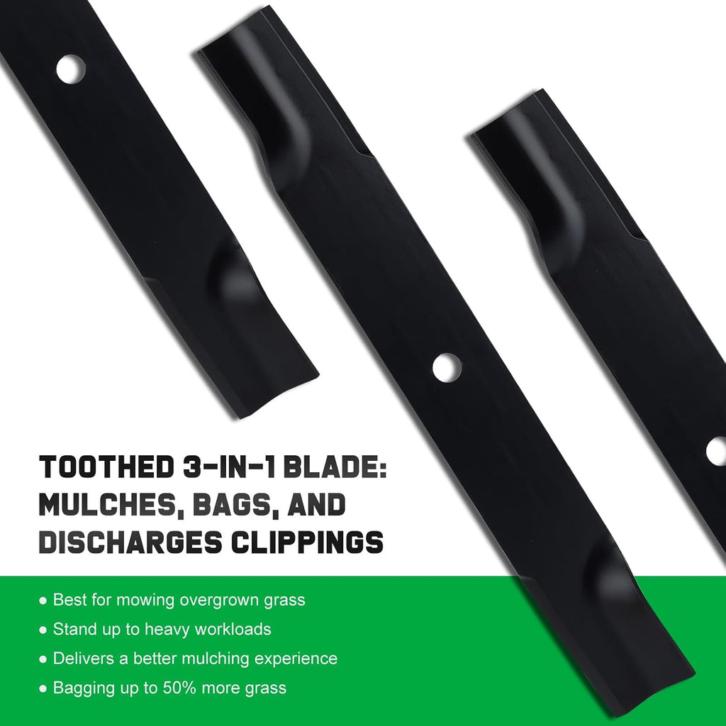 50 inch Deck Toro Timecutter Mower Blades Replacement 115-5059-03 | Fits SS5000 Z5000 MX5050 MX5000 MX5060 MX5075