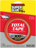 Super Glue, Total Tape Roll, Strong Indoor & Outdoor Construction Adhesive, Holds 300 lbs. per Roll, Permanent