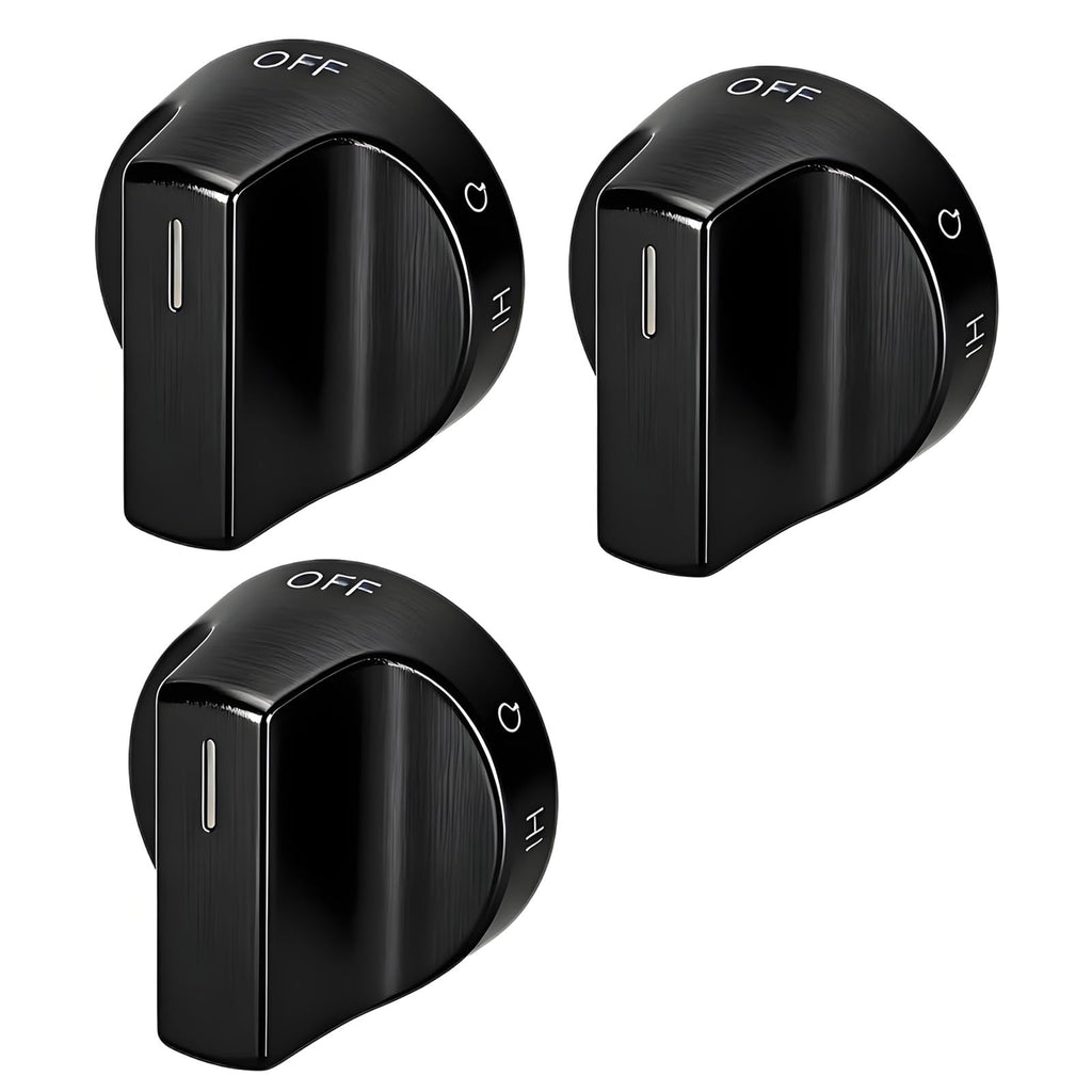 Installation Metal Stove Knob for WFG550S0LB4, 3pcs