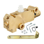 172-1353 PV2 Brass Proportioning Valve Disc/Drum Front Drum Rear Brake Kit