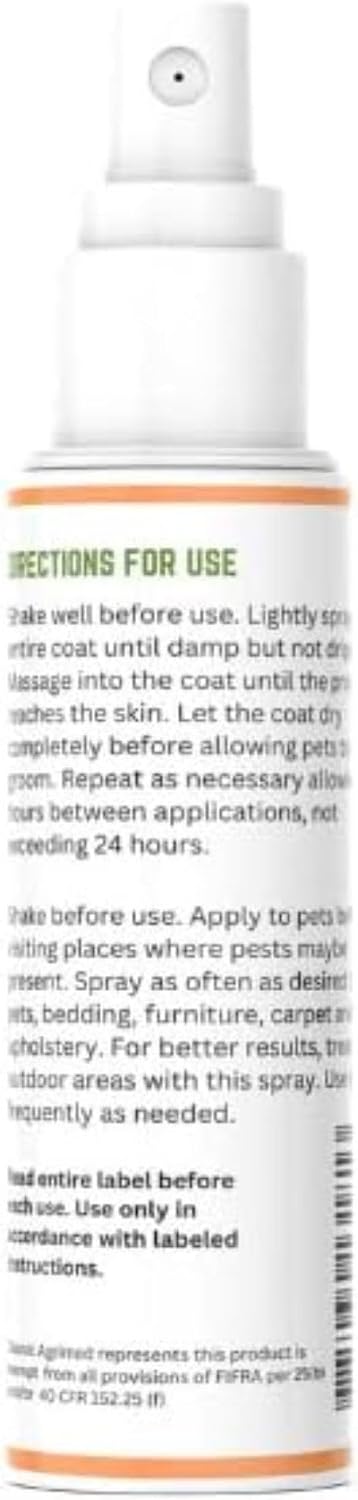 Plant-Based Flea & Tick Spray for Dogs & Cats, 100mL