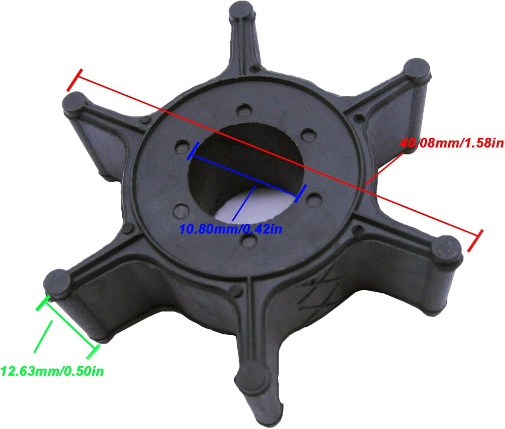 Outboard Engine 6BX-WG078-00 Water Pump Repair Kit for Yamaha 4HP 5HP 6HP