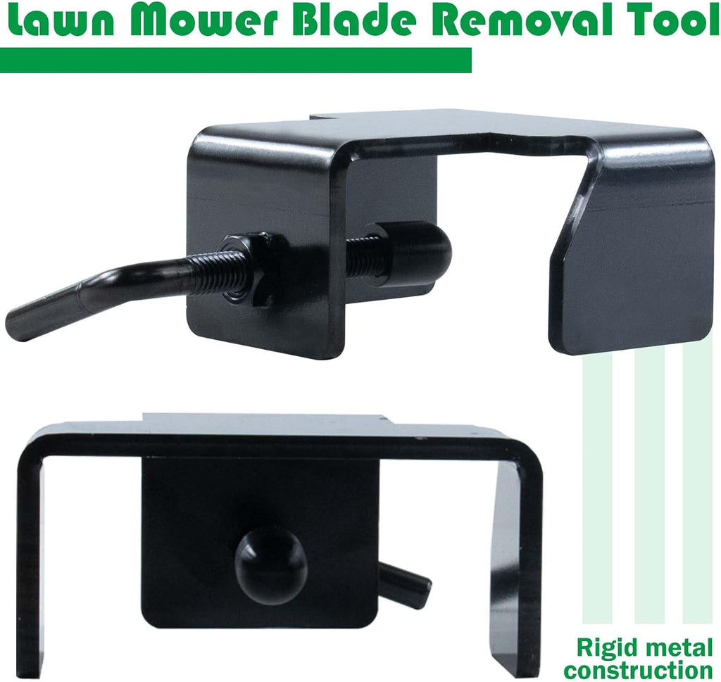 Universal Lawn Mower Blade Holder Removal Tool with Blade Sharpener | Replaces 490-850-0005 Blade Removal Tool, Cub