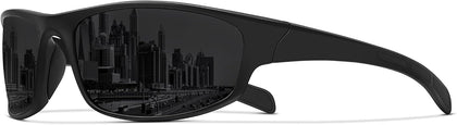 Sports Polarized Sunglasses for Men Women Wrap Around Sun Glasses Fishing Cycling Driving Running UV Protection