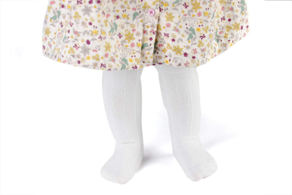 Baby Knee High Socks - Newborn Baby Girl Ruffle Socks,Seamless Baby Stockings,Cotton Rich Over the Knee Sox 0-6