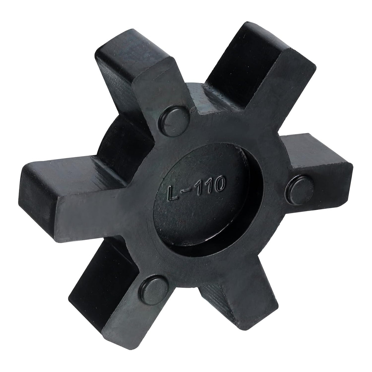 uxcell L110 Jaw Coupling Insert, Flexible Solid Type NBR Rubber Jaw Coupling Center Inserts for L Jaw Coupling L-Jaw Coupler Set, Black, Red
