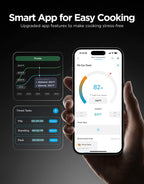 Smart Bluetooth Wireless Meat Thermometer Digital with App Alerts