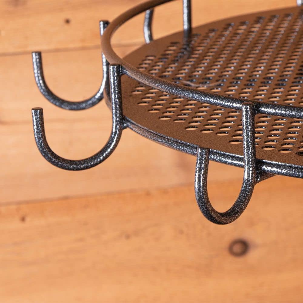 Pro Series 12-Hook Spinning Bridle Rack | Horse Tack Organization | 360-Degree Spinning Feature | 12-Hook Capacity |