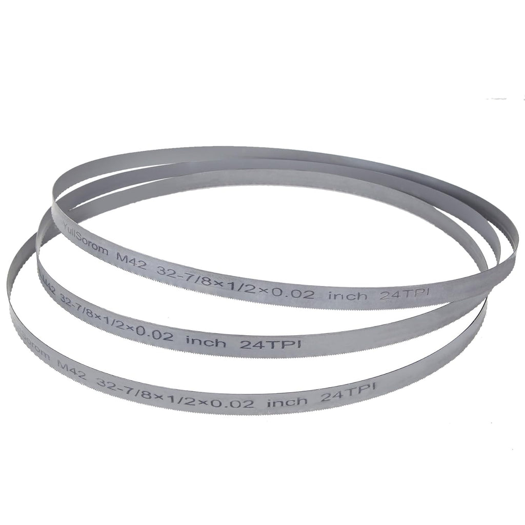 32-7/8 Inch Bandsaw Blades 24 TPI Portable Band Saw, Replace DW3984C, 32-7/8 Inch .020-Inch 24 TPI, 3-Pack
