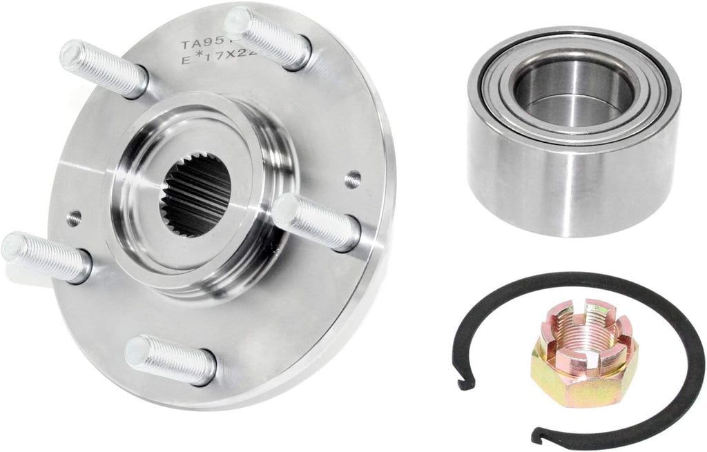 DuraGo 29596149 Front Wheel Hub Kit, 1 Pack, Silver
