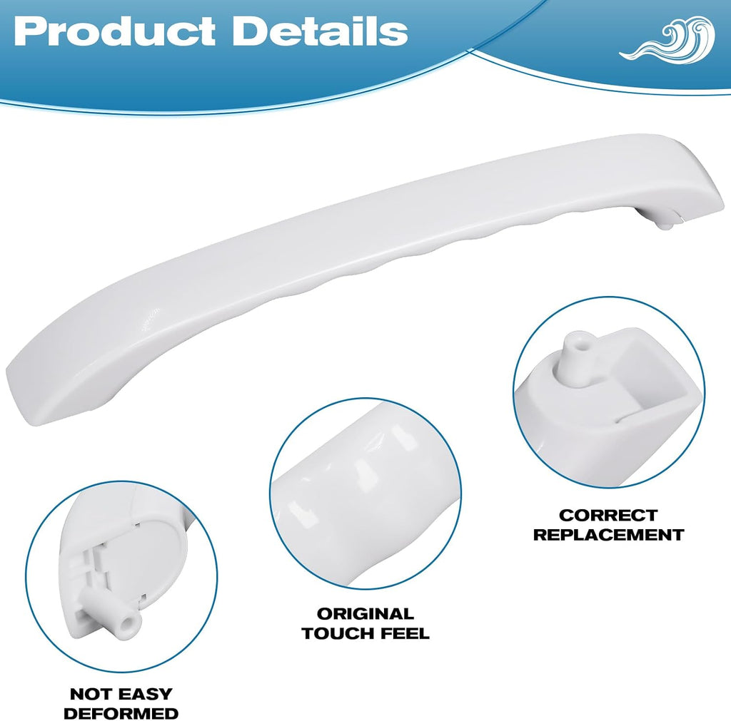 WB15X335 Microwave Door Handle Compatible with Select GE Spacemaker XL