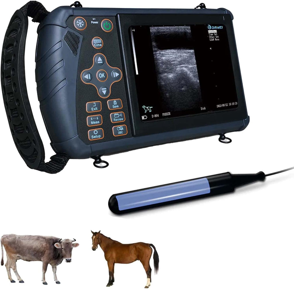 S1 Vet Ultrasound Machine for Pregnancy Veterinary Ultrasound Scanner with 7.5Mhz Rectal Probe for Animals