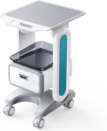 Professional Medical Trolley Cart with Wheels Mobile Ultrasound Cart Beauty Storage Utility Cart Rolling Cart with