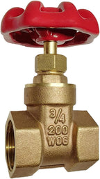 NPT 3/4” Brass Gate Valve DN20