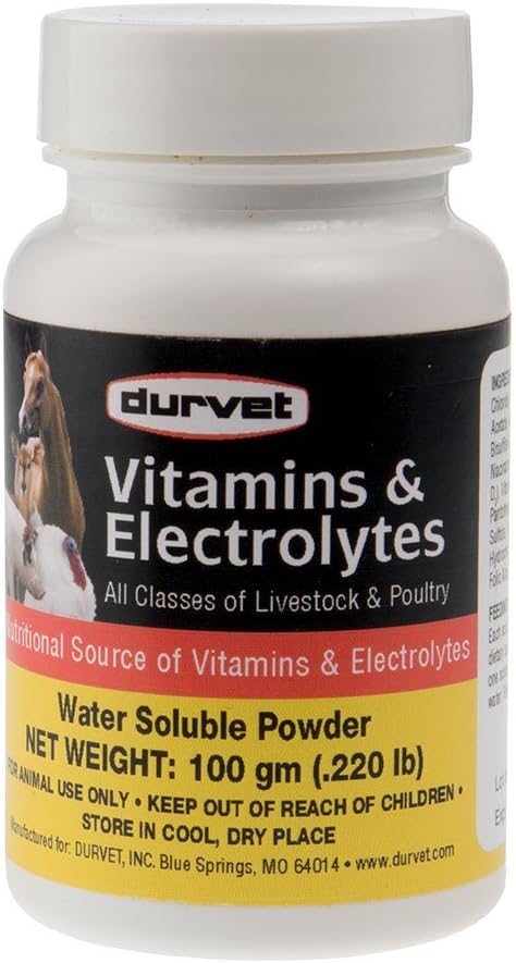 698468 Vitamins & Electrolytes for Livestock & Poultry 100G