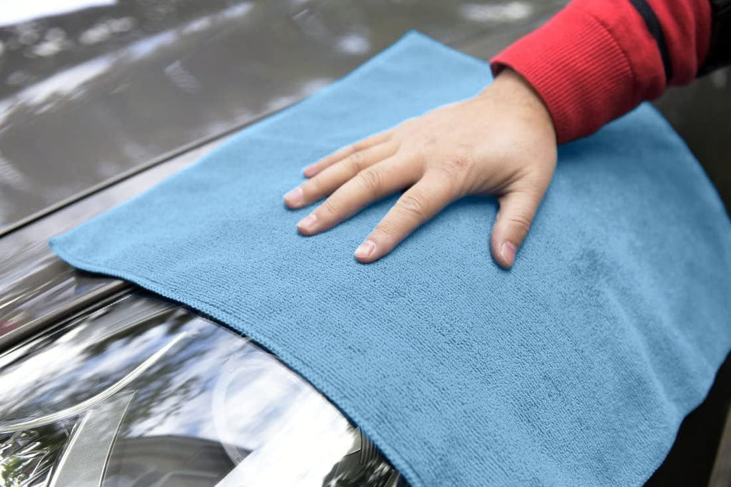 Microfiber Cleaning Cloths (Value Pack of 36) - Size 16 x 16 Inches, Highly Absorbent Cleaning Rags, Lint Free