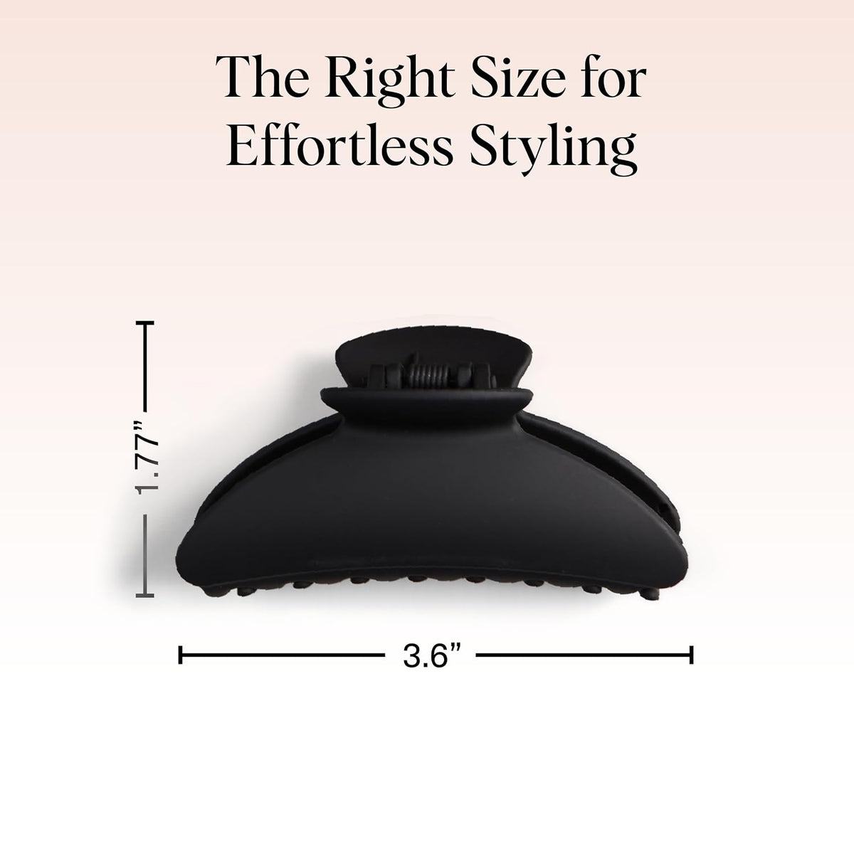 Medium Hair Clips for Women - Black and Tort, 2pcs