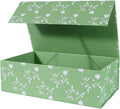 Green Leaves Gift Box with Magnetic Lids 1 Pack