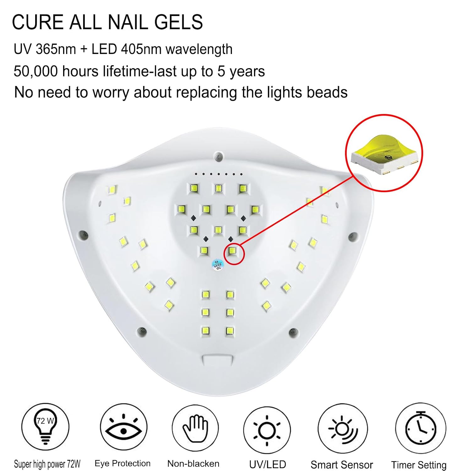 2026 Upgrad 116 PCS Portable Electric Nail Drill with 120W UV LED Nail Lamp Set,Gel Light Drill Kit,Acrylic Nails Gel