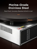 1700W Electric Crepe Maker with 2 Flat Plates, 16-Inch Commercial Crepe Machine, Stainless Steel Pancake Griddle