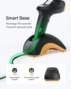 2D Barcode Scanner, Dual-Sensor CMOS & CCD with TFT Screen