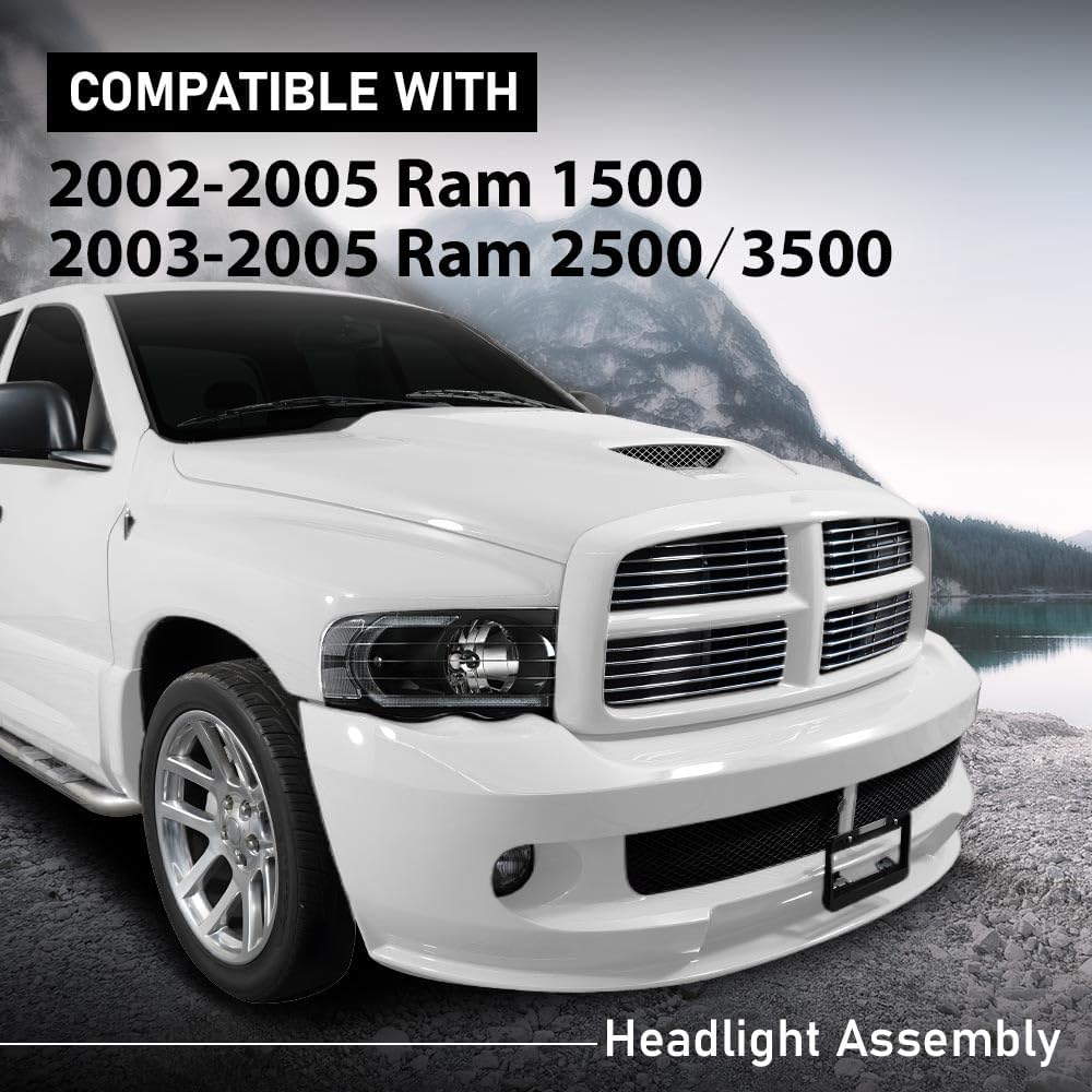 G-PLUS LED Headlights Compatible with Dodge Ram 1500 2002 2003 2004 2005